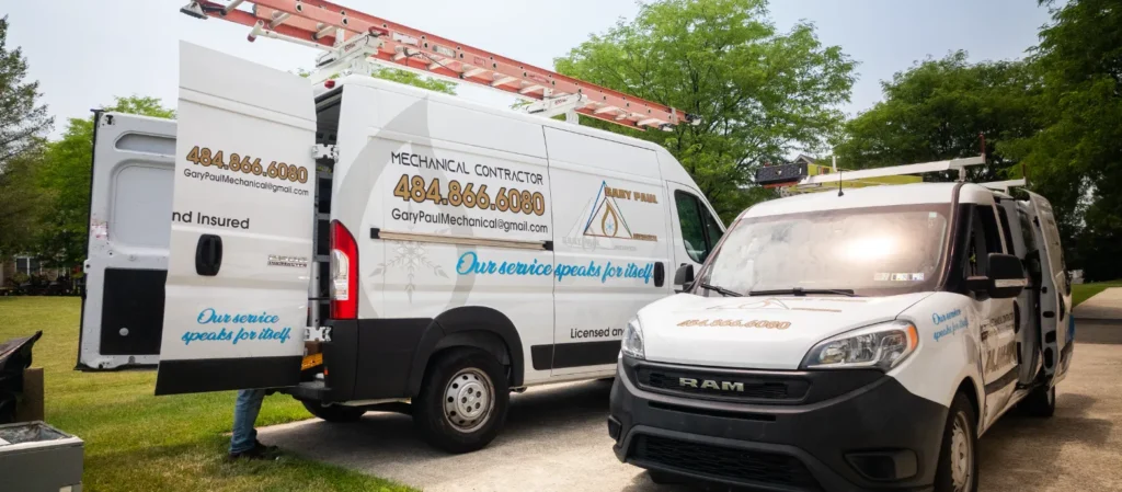 Two Gary Paul Mechanical Vans